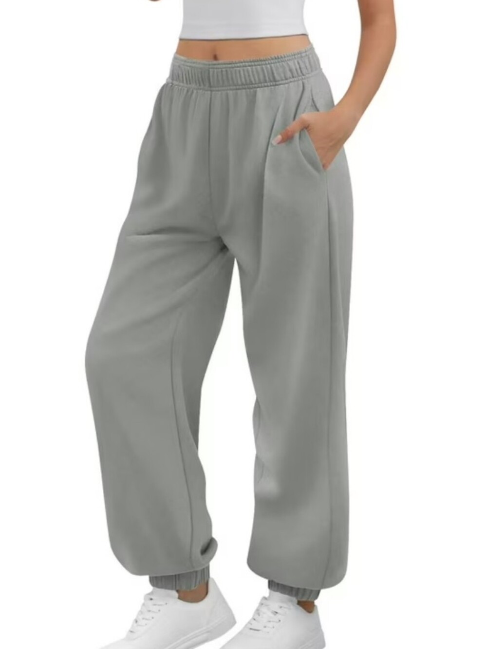 SET Active Light Gray Jogger Pants